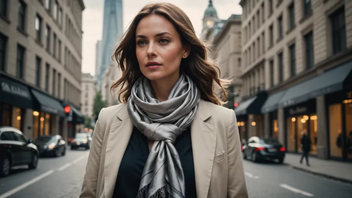 foulard en soie pour femme